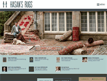 Tablet Screenshot of hasansrugs.com